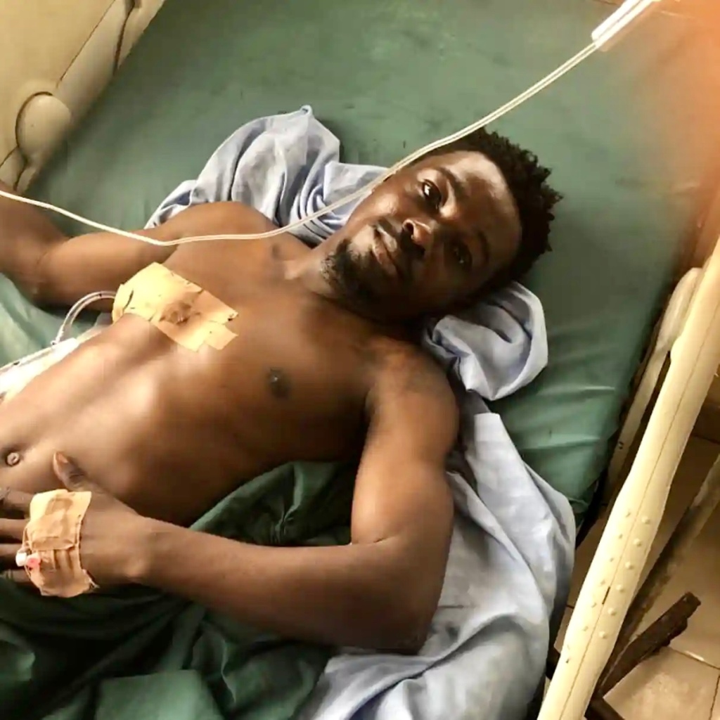 Agbeze Ifeanyi Matthew was shot in the chest when soldiers opened fire on protesters at the Lekki tollgate.